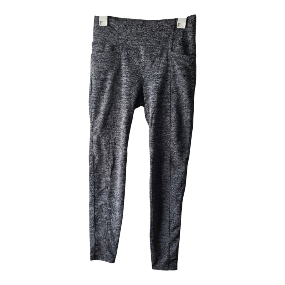 💕Athleta Gray Herringbone Mercer‎ Leggings